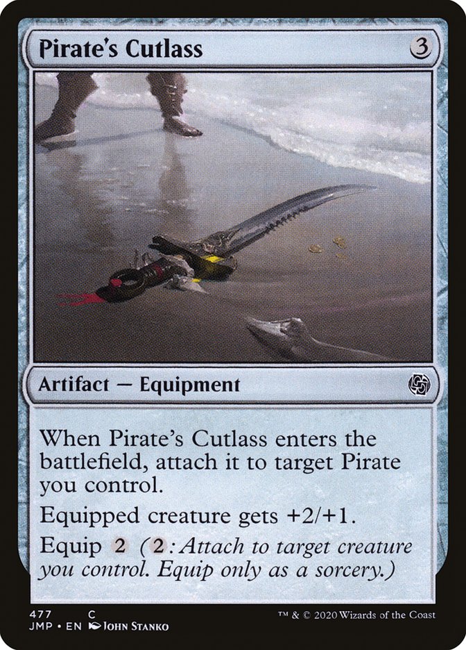Pirate's Cutlass [Jumpstart] | Gate City Games LLC
