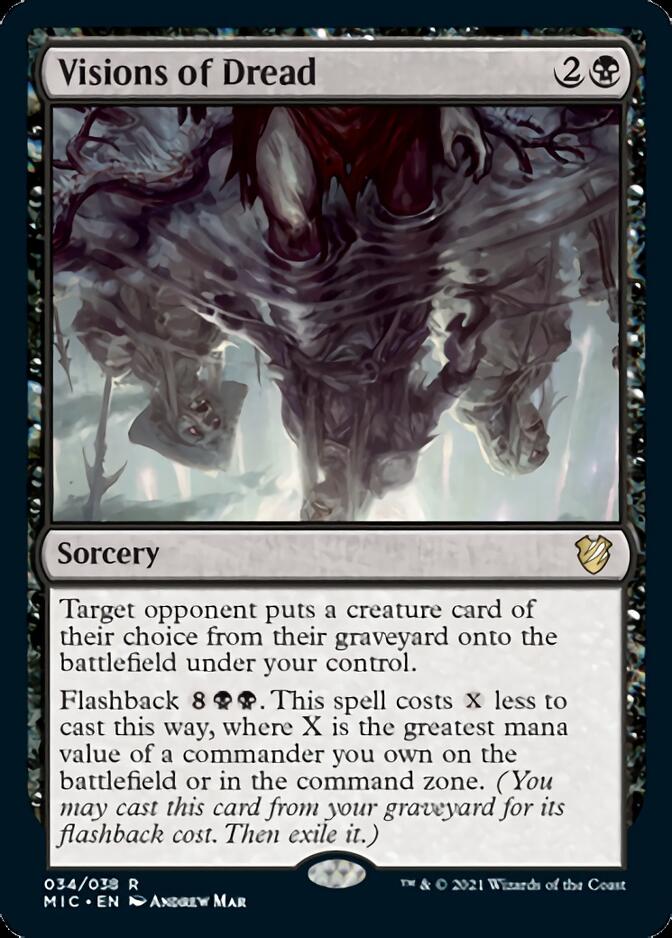 Visions of Dread [Innistrad: Midnight Hunt Commander] | Gate City Games LLC