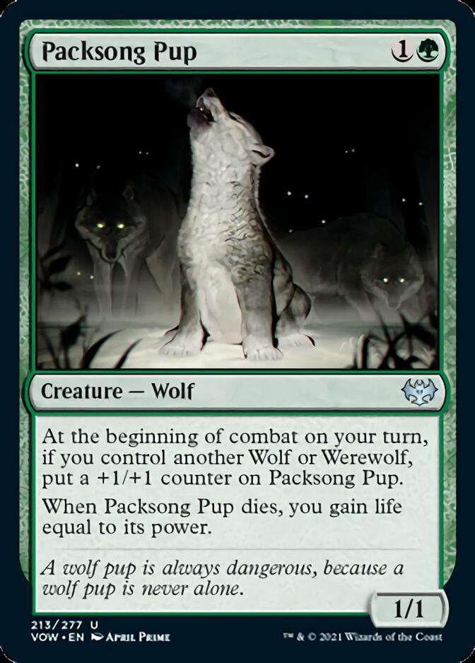 Packsong Pup [Innistrad: Crimson Vow] | Gate City Games LLC