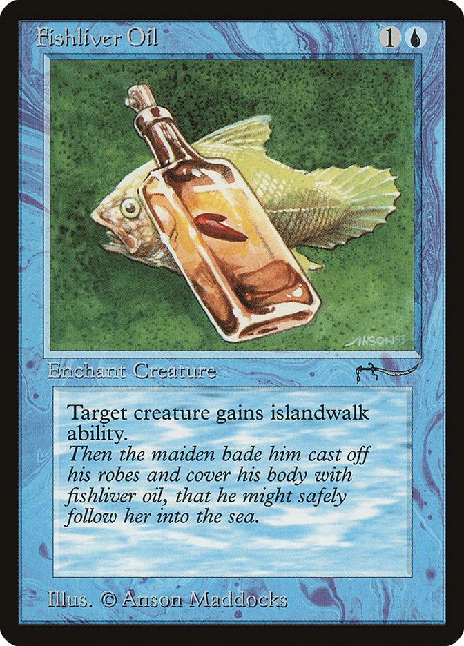 Fishliver Oil (Light Mana Cost) [Arabian Nights] | Gate City Games LLC
