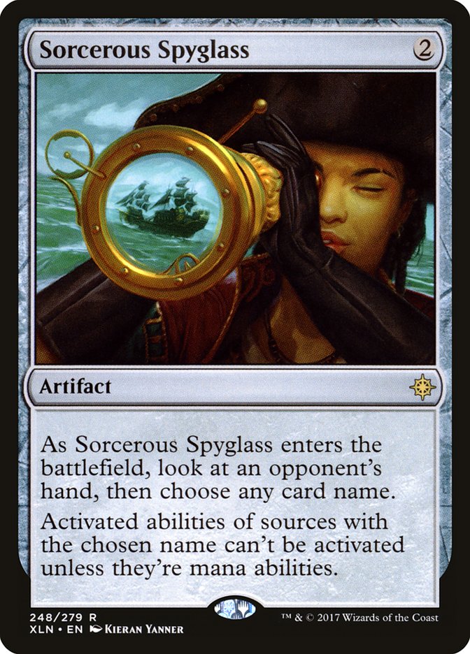 Sorcerous Spyglass [Ixalan] | Gate City Games LLC
