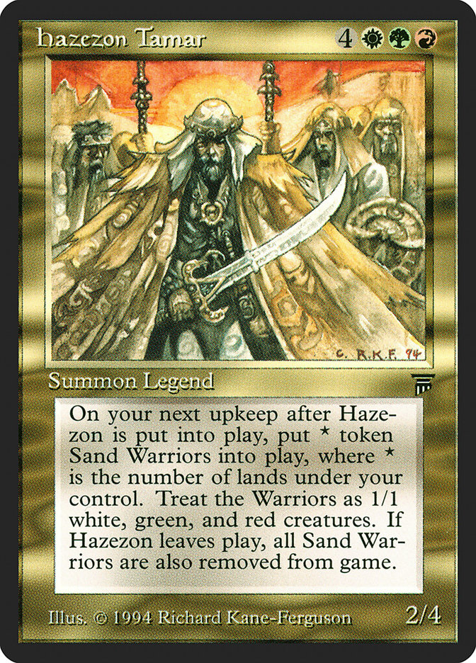 Hazezon Tamar [Legends] | Gate City Games LLC