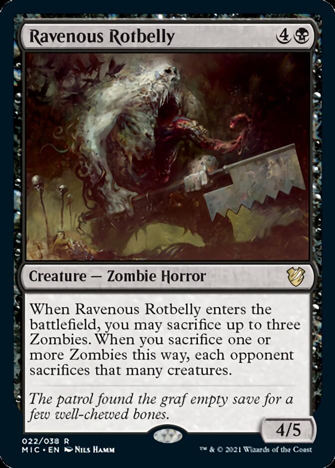 Ravenous Rotbelly [Innistrad: Midnight Hunt Commander] | Gate City Games LLC