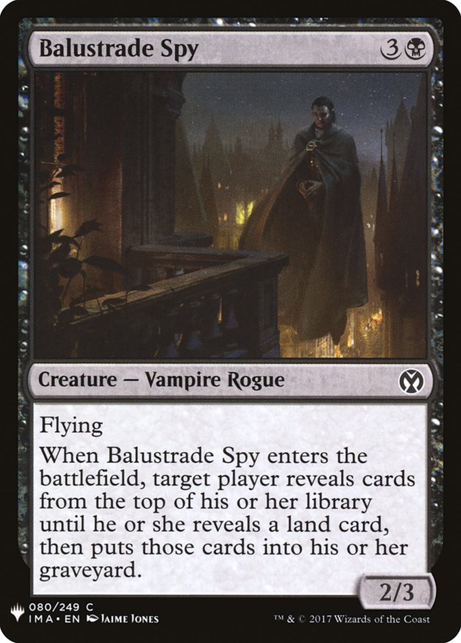 Balustrade Spy [Mystery Booster] | Gate City Games LLC