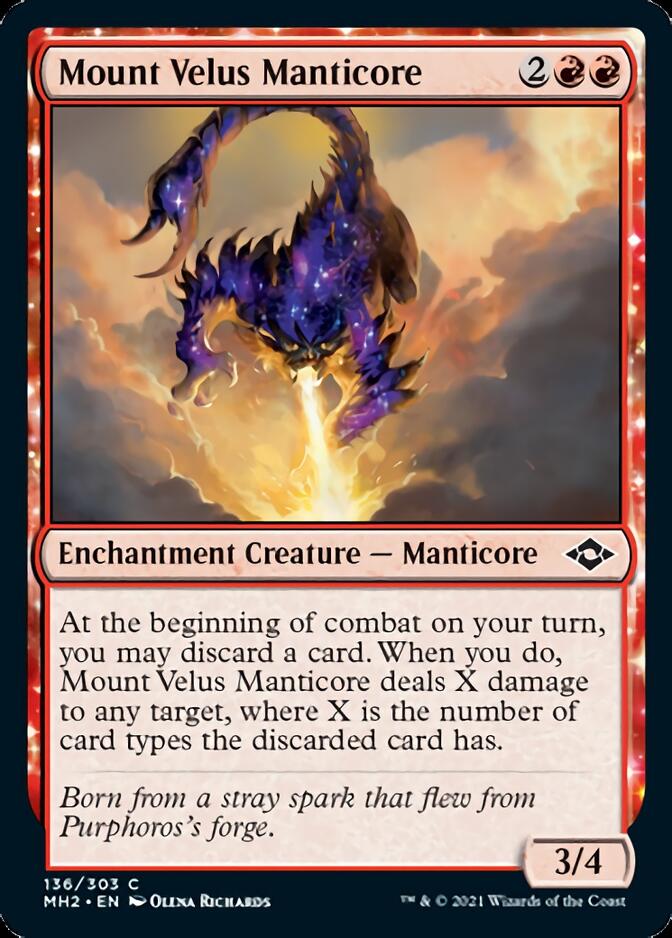 Mount Velus Manticore [Modern Horizons 2] | Gate City Games LLC