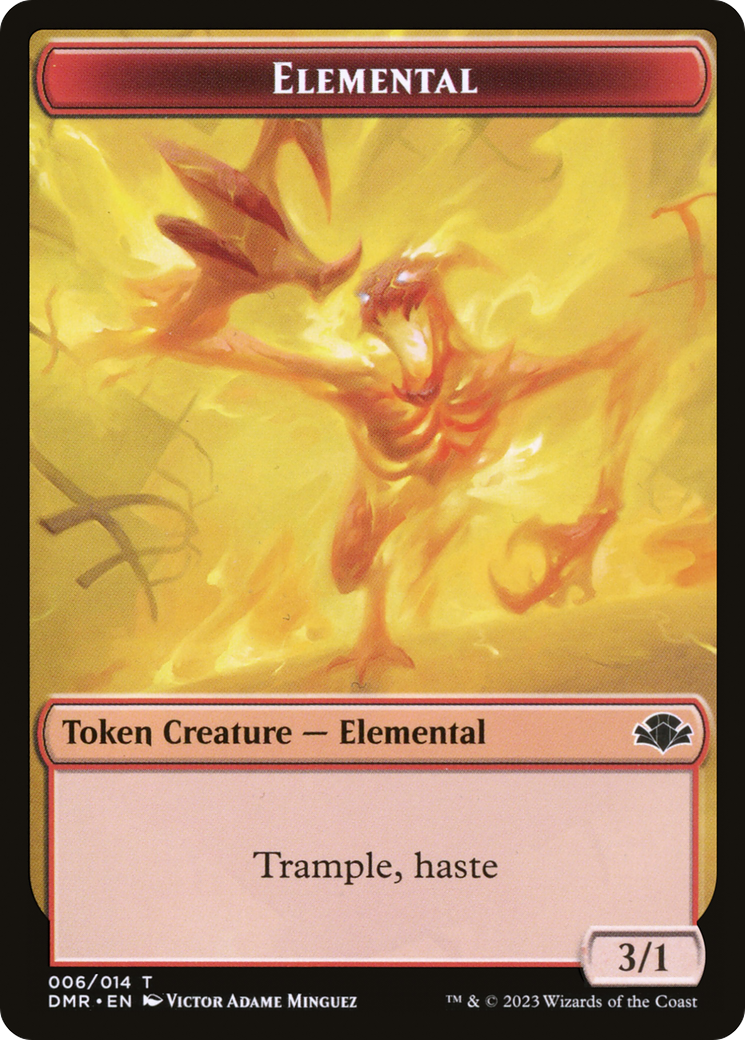 Elemental Token [Dominaria Remastered Tokens] | Gate City Games LLC