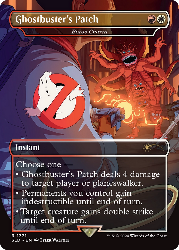 Ghostbuster's Patch - Boros Charm [Secret Lair Drop Series] | Gate City Games LLC
