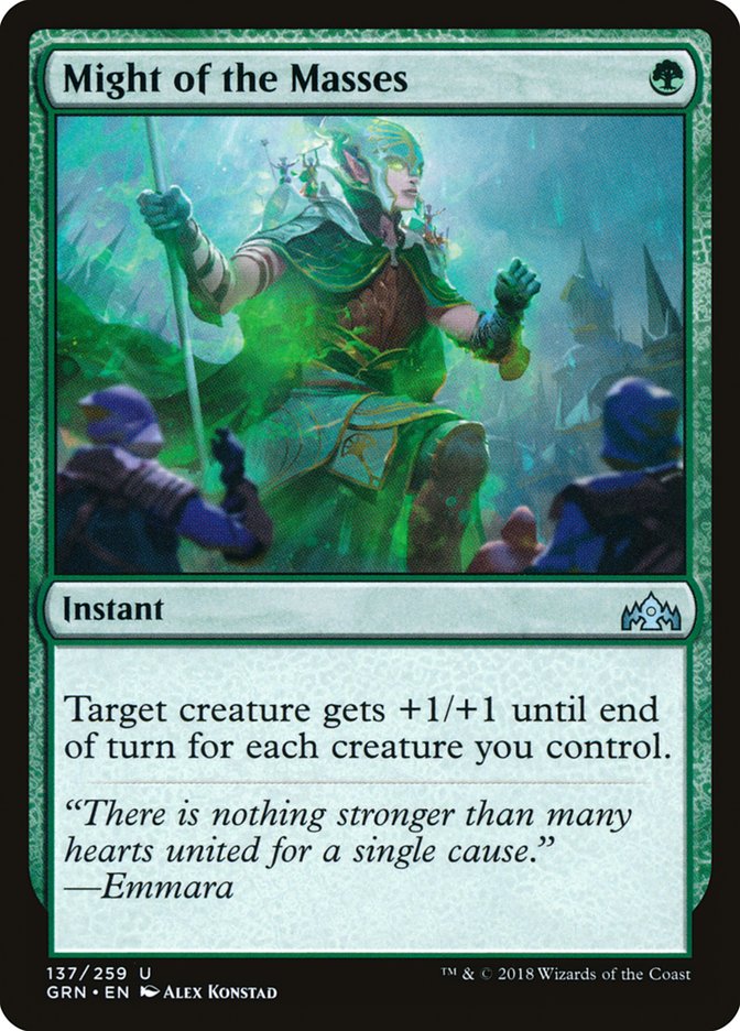 Might of the Masses [Guilds of Ravnica] | Gate City Games LLC