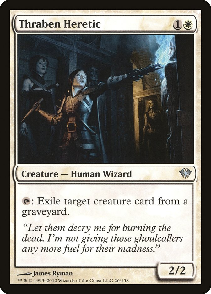 Thraben Heretic [Dark Ascension] | Gate City Games LLC