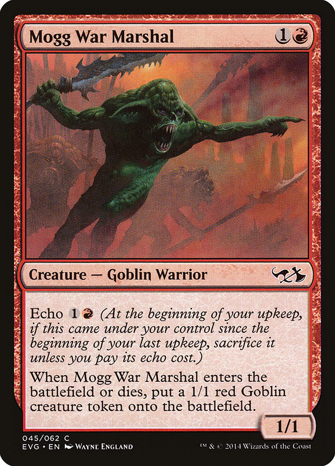 Mogg War Marshal (Elves vs. Goblins) [Duel Decks Anthology] | Gate City Games LLC