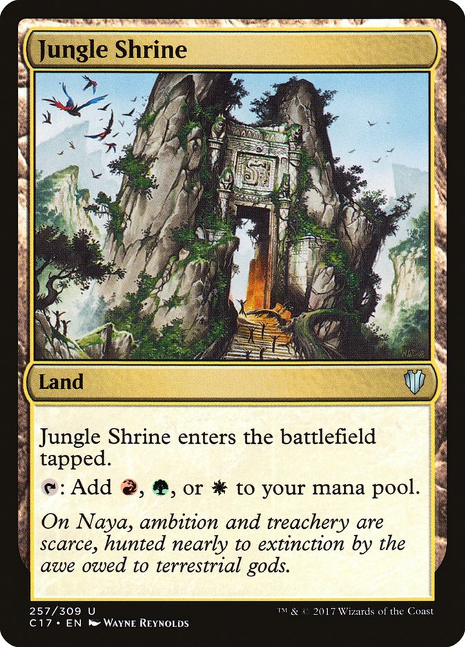 Jungle Shrine [Commander 2017] | Gate City Games LLC