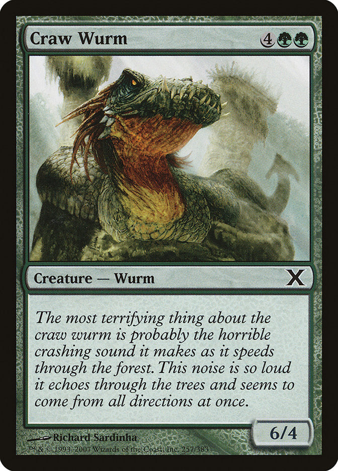 Craw Wurm [Tenth Edition] | Gate City Games LLC