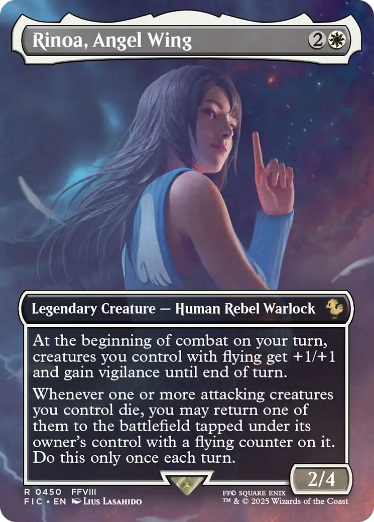 Rinoa, Angel Wing (Borderless) [FINAL FANTASY Commander] | Gate City Games LLC