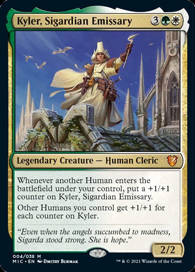 Kyler, Sigardian Emissary [Innistrad: Midnight Hunt Commander] | Gate City Games LLC