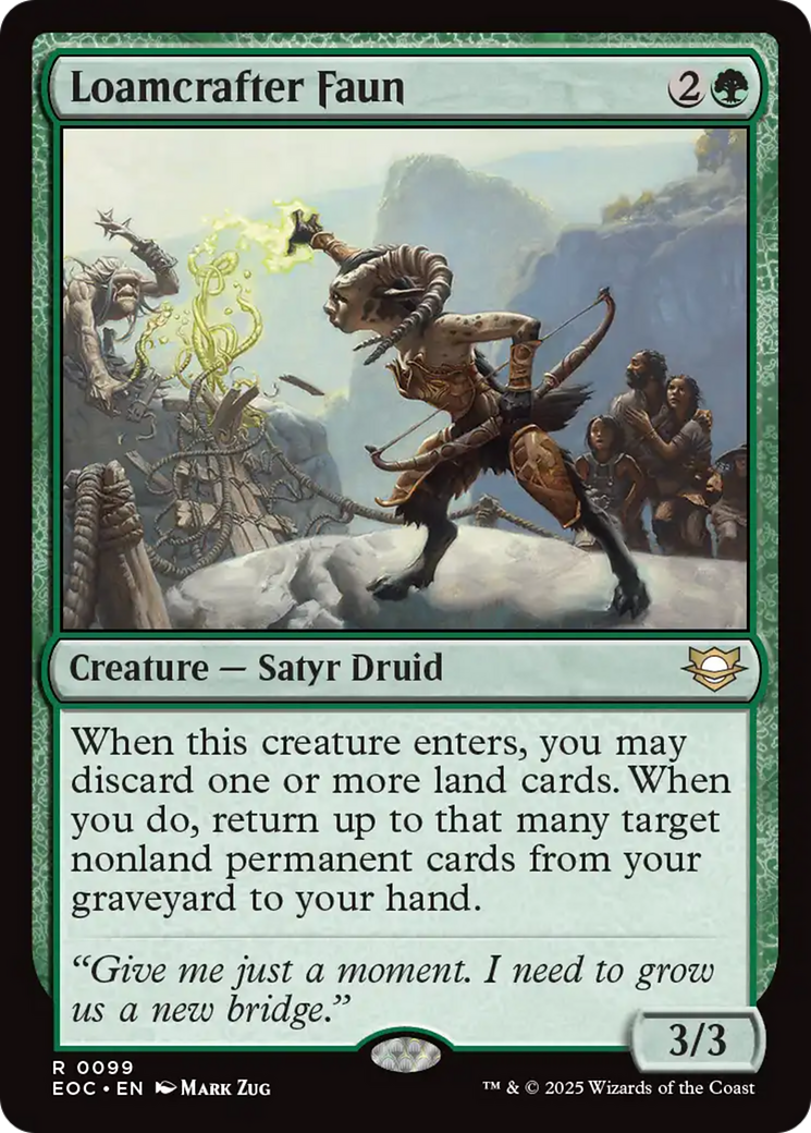 Loamcrafter Faun [Edge of Eternities Commander] | Gate City Games LLC