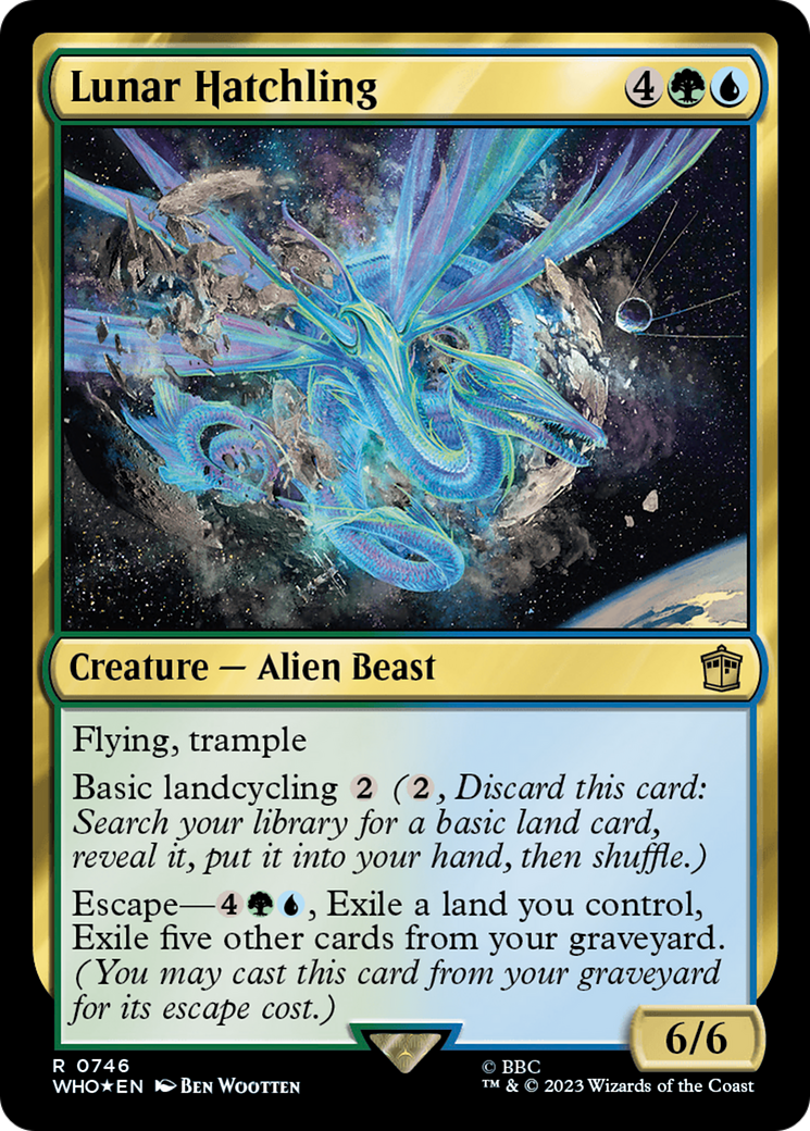 Lunar Hatchling (Surge Foil) [Doctor Who] | Gate City Games LLC