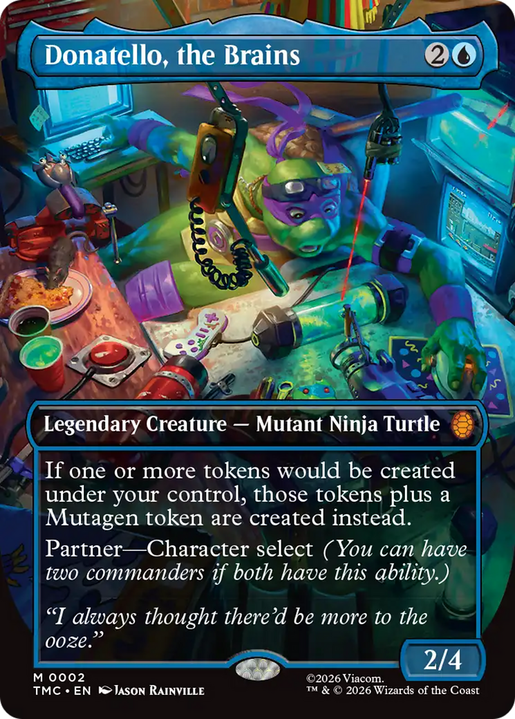 Donatello, the Brains (Borderless) [Teenage Mutant Ninja Turtles Commander] | Gate City Games LLC