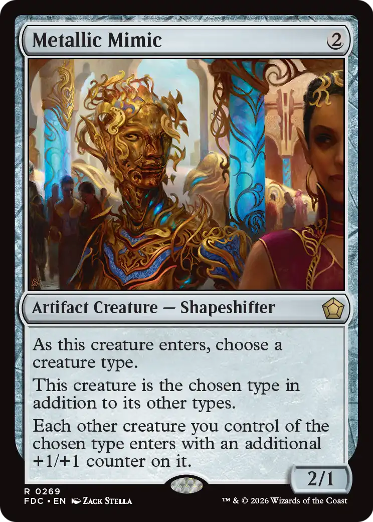 Metallic Mimic [Foundations Commander] | Gate City Games LLC