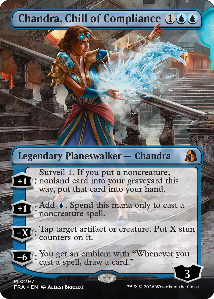 Chandra, Chill of Compliance (Borderless) [Reality Fracture] | Gate City Games LLC