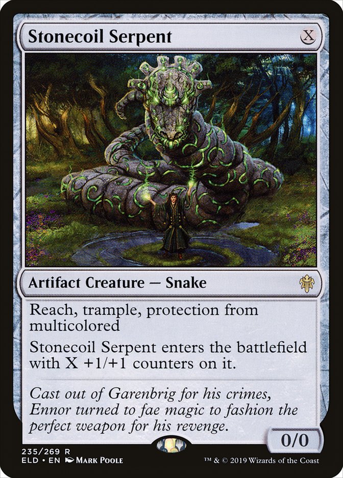 Stonecoil Serpent [Throne of Eldraine] | Gate City Games LLC