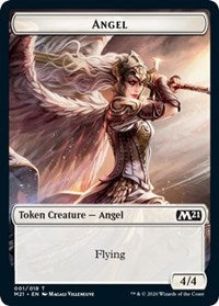 Angel // Demon Double-Sided Token [Core Set 2021 Tokens] | Gate City Games LLC