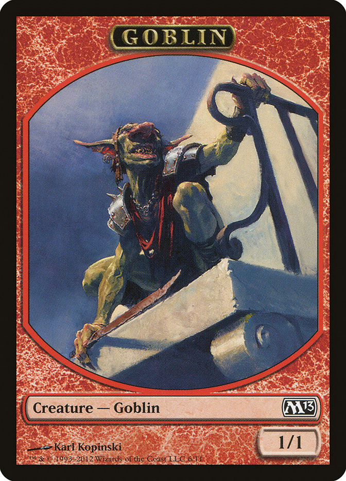 Goblin Token [Magic 2013 Tokens] | Gate City Games LLC