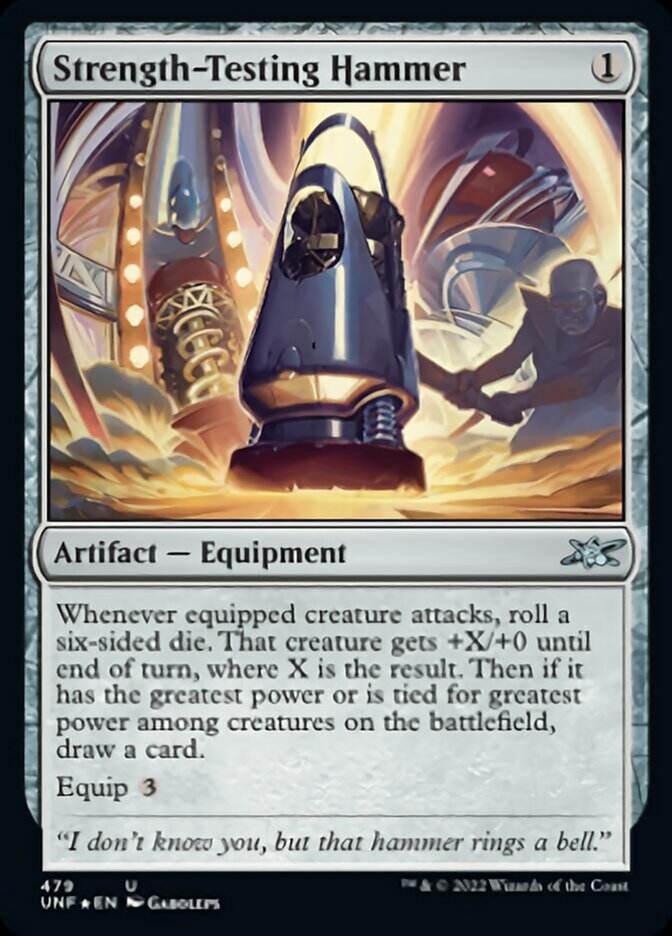 Strength-Testing Hammer (Galaxy Foil) [Unfinity] | Gate City Games LLC