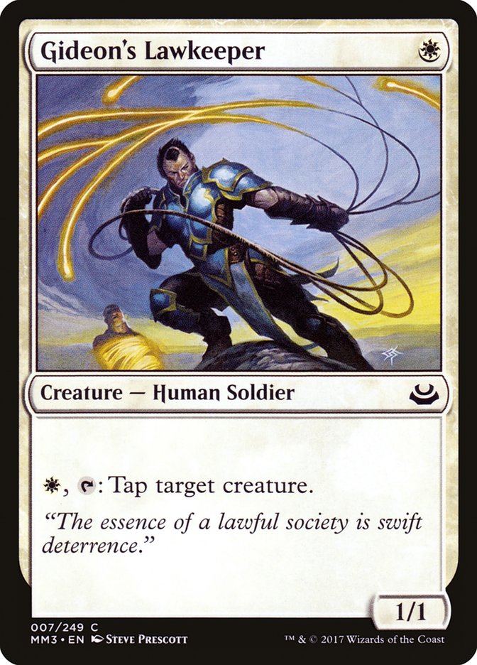 Gideon's Lawkeeper [Modern Masters 2017] | Gate City Games LLC