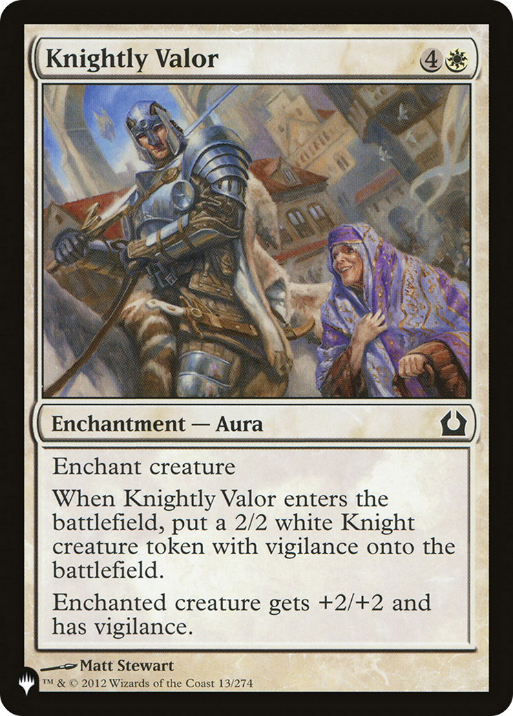 Knightly Valor [The List Reprints] | Gate City Games LLC