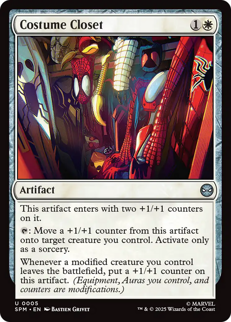 Costume Closet [Marvel's Spider-Man] | Gate City Games LLC