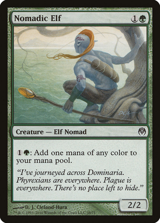 Nomadic Elf [Duel Decks: Phyrexia vs. the Coalition] | Gate City Games LLC