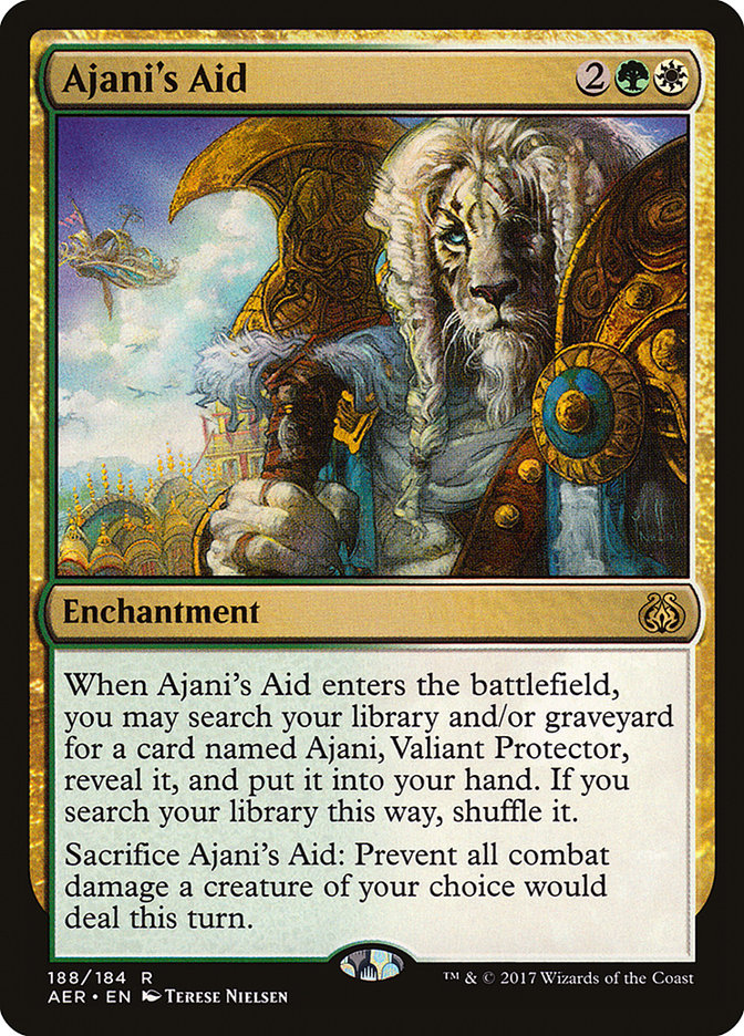 Ajani's Aid [Aether Revolt] | Gate City Games LLC