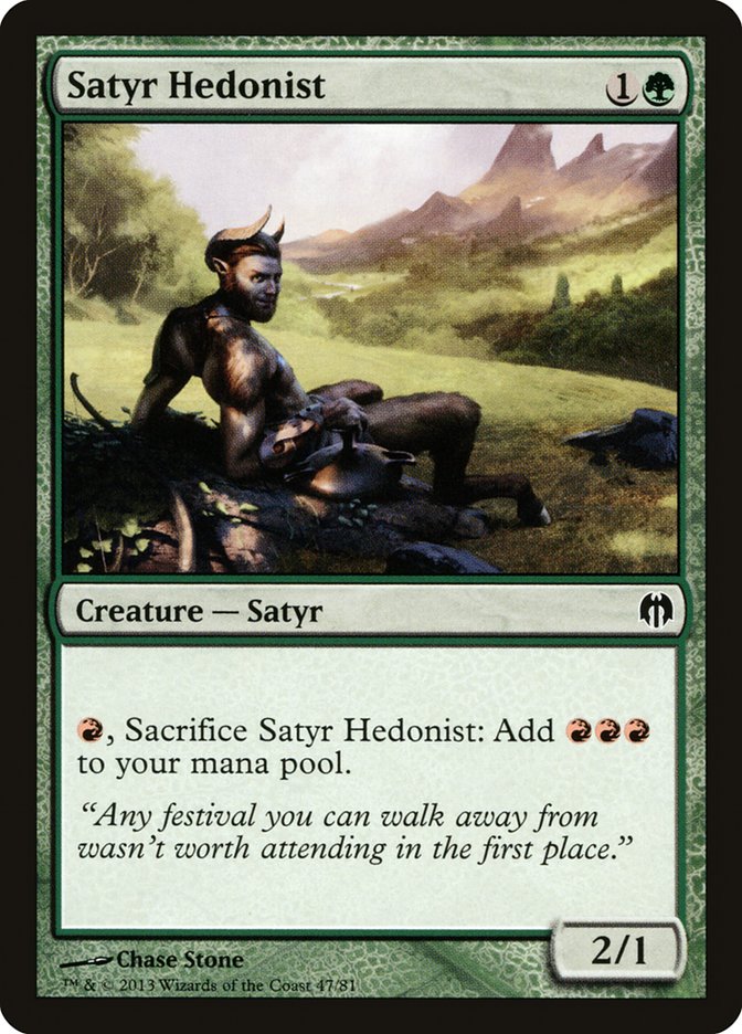 Satyr Hedonist [Duel Decks: Heroes vs. Monsters] | Gate City Games LLC