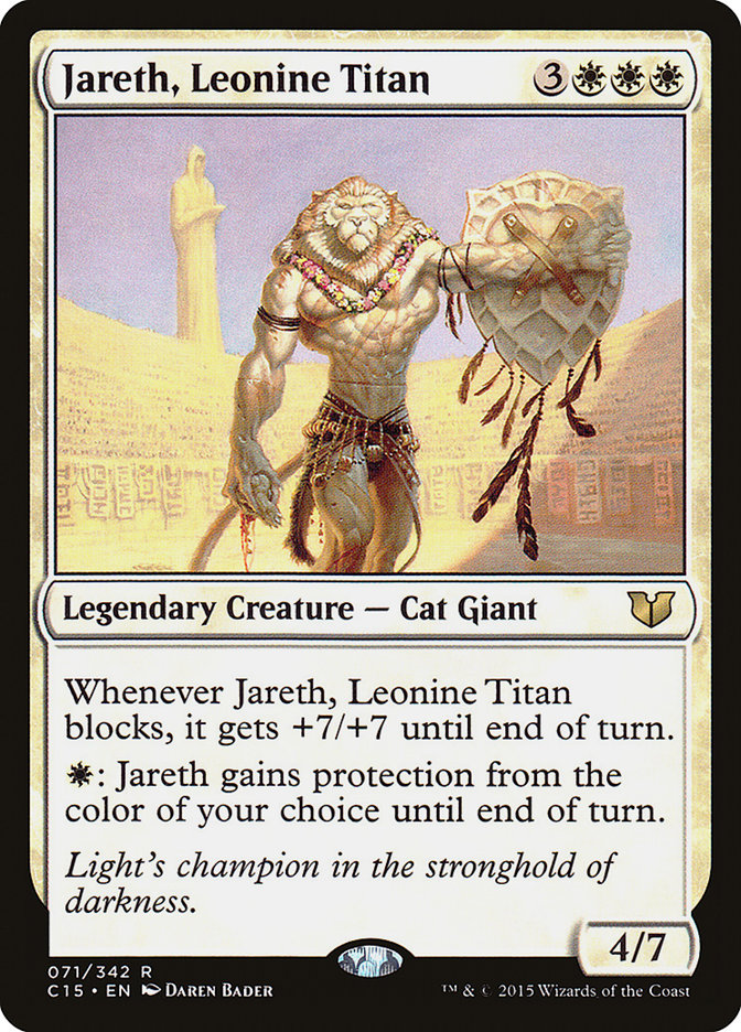Jareth, Leonine Titan [Commander 2015] | Gate City Games LLC
