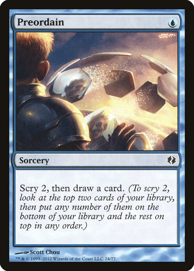 Preordain [Duel Decks: Venser vs. Koth] | Gate City Games LLC