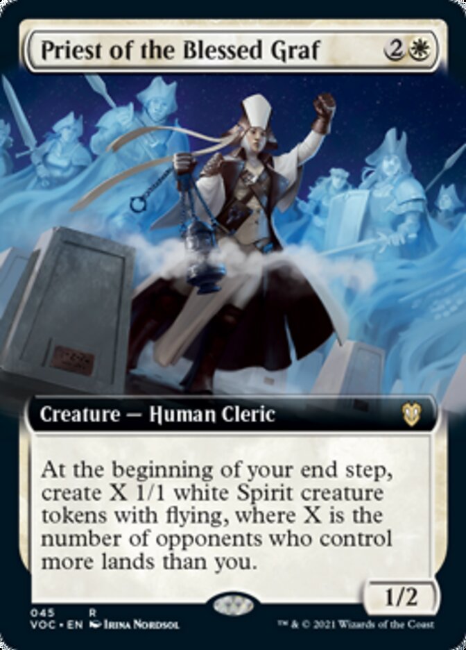 Priest of the Blessed Graf (Extended Art) [Innistrad: Crimson Vow Commander] | Gate City Games LLC