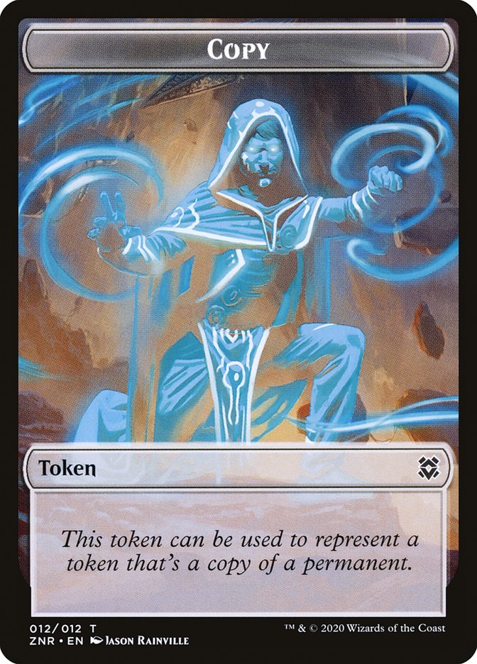 Cat // Copy Double-Sided Token [Zendikar Rising Tokens] | Gate City Games LLC