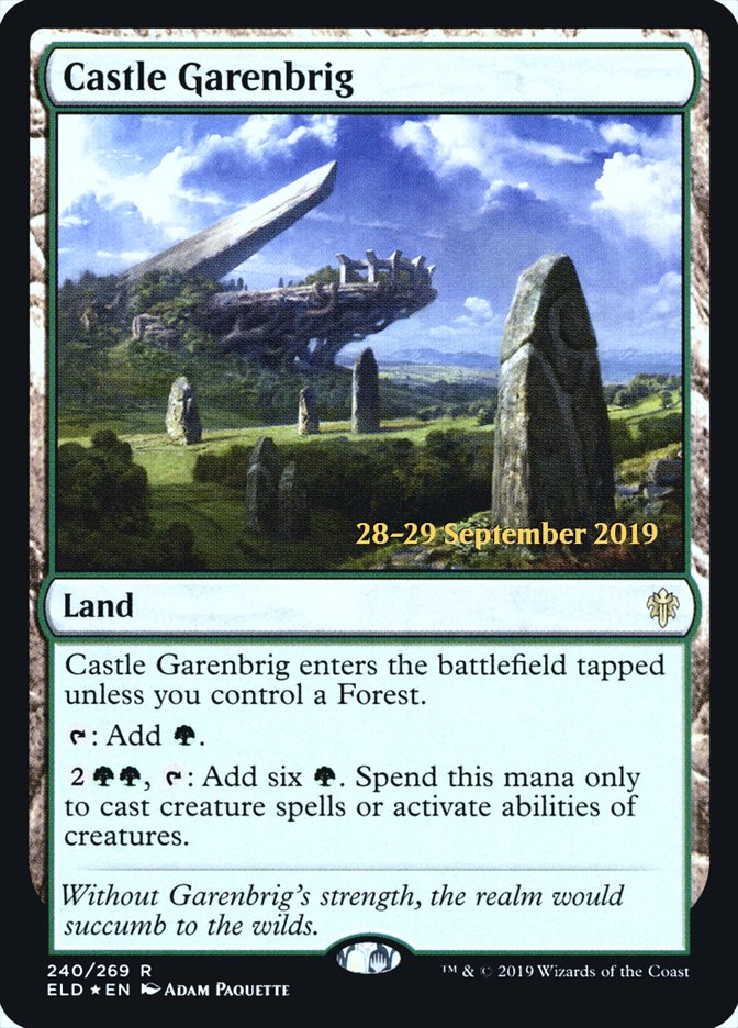 Castle Garenbrig [Throne of Eldraine Prerelease Promos] | Gate City Games LLC