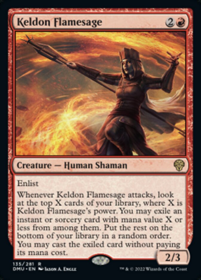 Keldon Flamesage [Dominaria United] | Gate City Games LLC