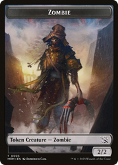 Elemental (02) // Zombie Double-Sided Token [March of the Machine Tokens] | Gate City Games LLC