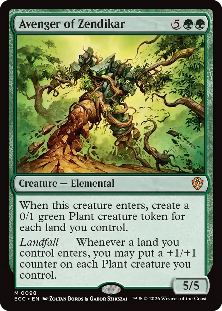 Avenger of Zendikar [Lorwyn Eclipsed Commander] | Gate City Games LLC