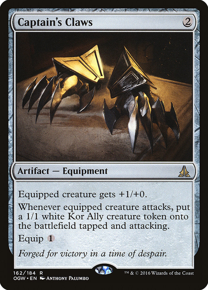 Captain's Claws [Oath of the Gatewatch] | Gate City Games LLC