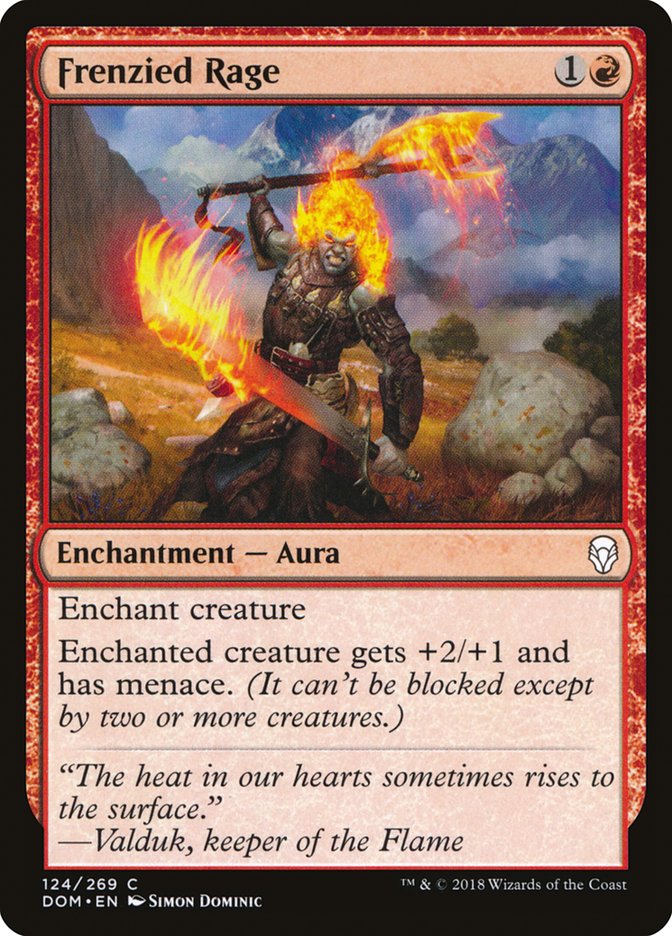 Frenzied Rage [Dominaria] | Gate City Games LLC