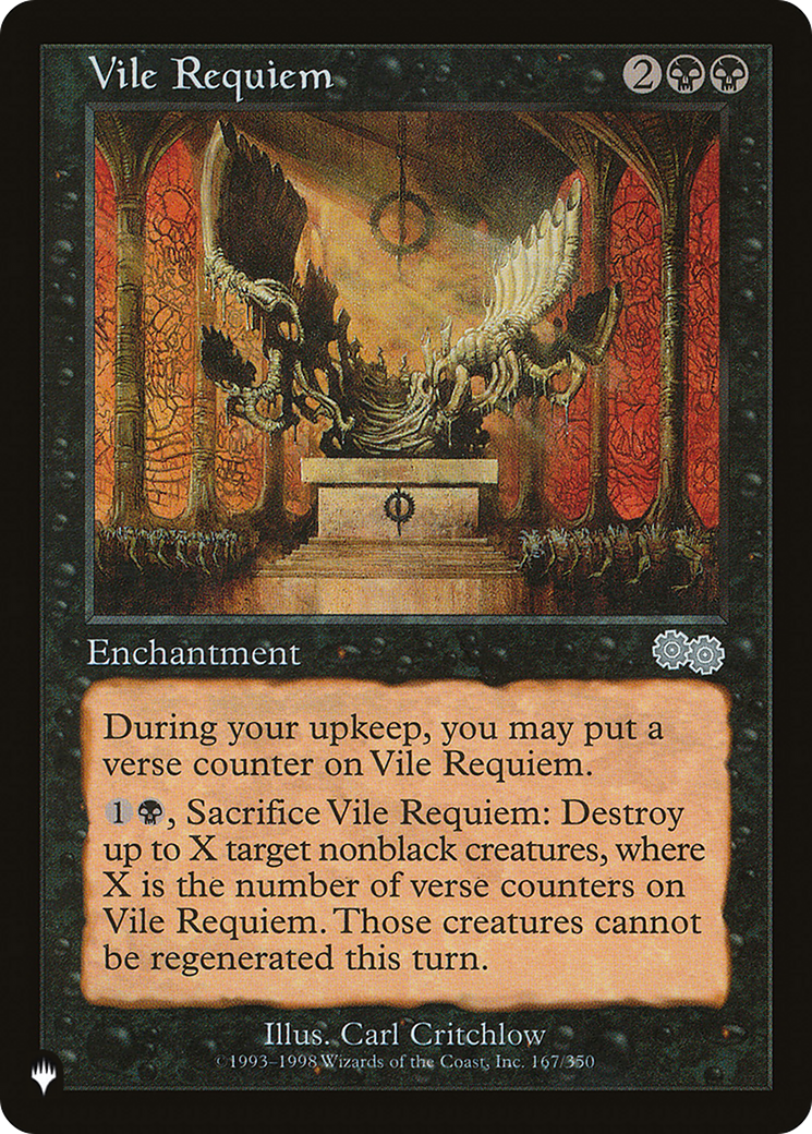 Vile Requiem (USG) [The List Reprints] | Gate City Games LLC