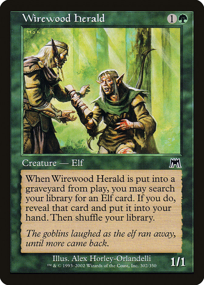 Wirewood Herald [Onslaught] | Gate City Games LLC