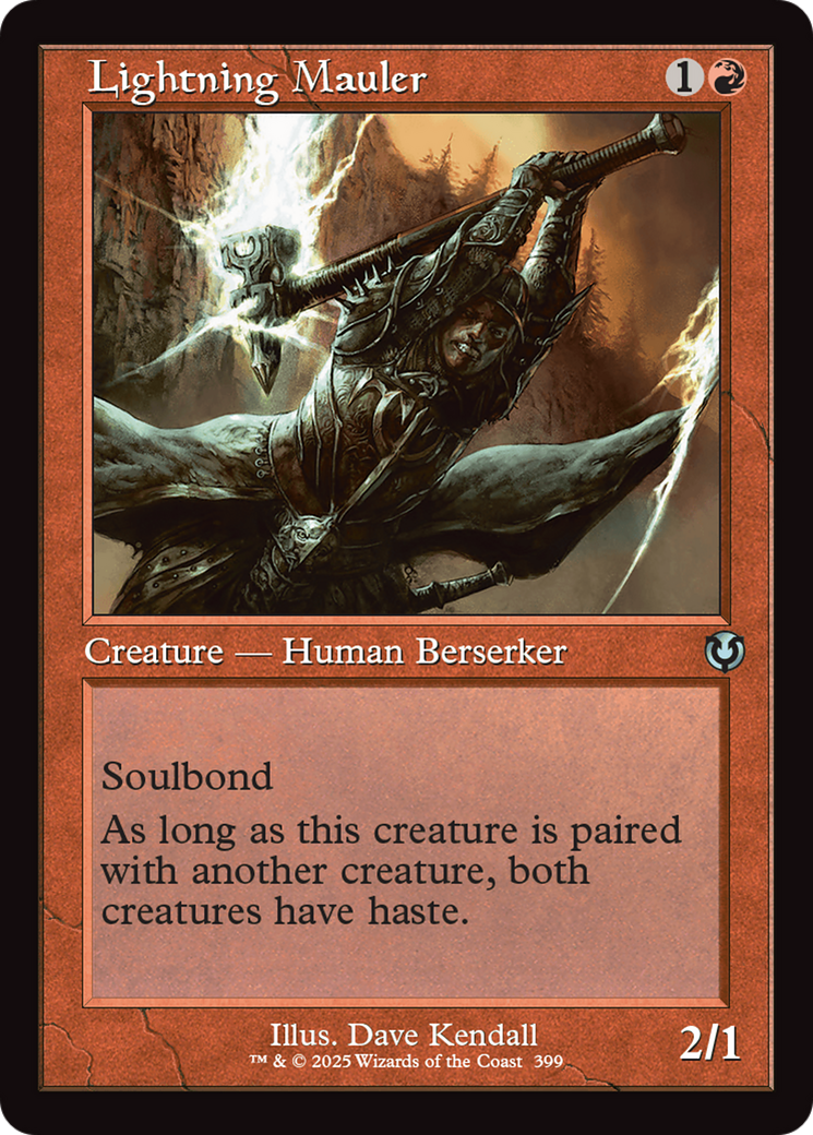 Lightning Mauler (Retro Frame) [Innistrad Remastered] | Gate City Games LLC