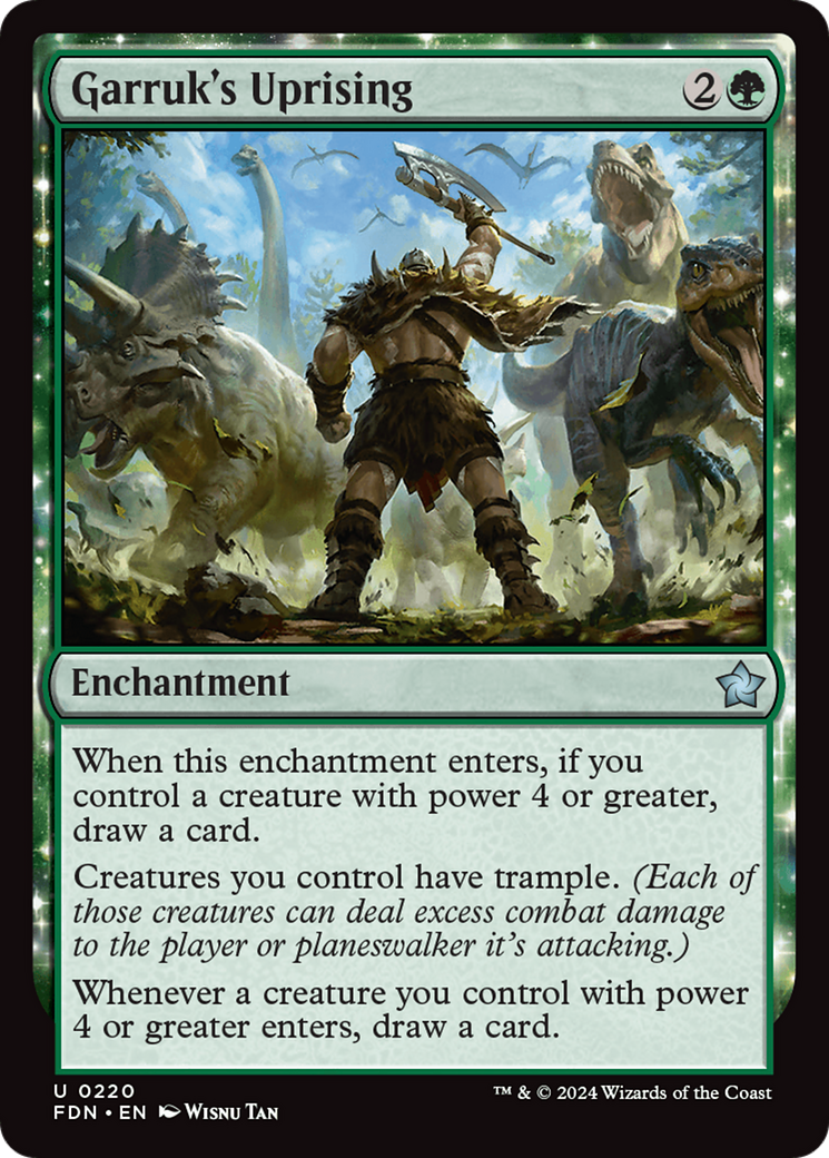 Garruk's Uprising [Foundations] | Gate City Games LLC