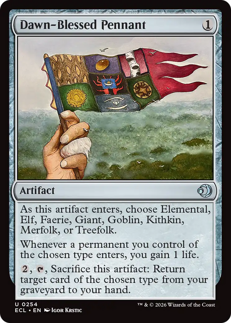 Dawn-Blessed Pennant [Lorwyn Eclipsed] | Gate City Games LLC