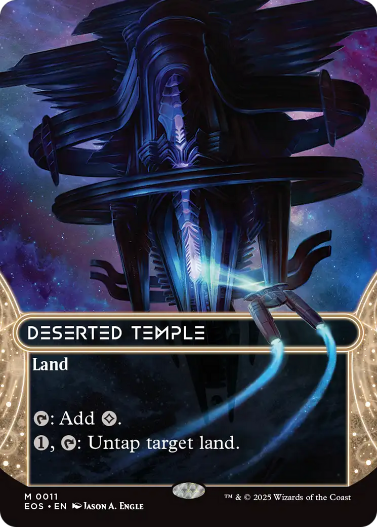 Deserted Temple (0011) (Borderless) [Edge of Eternities: Stellar Sights] | Gate City Games LLC