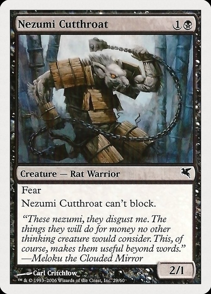 Nezumi Cutthroat (29) [Hachette UK] | Gate City Games LLC